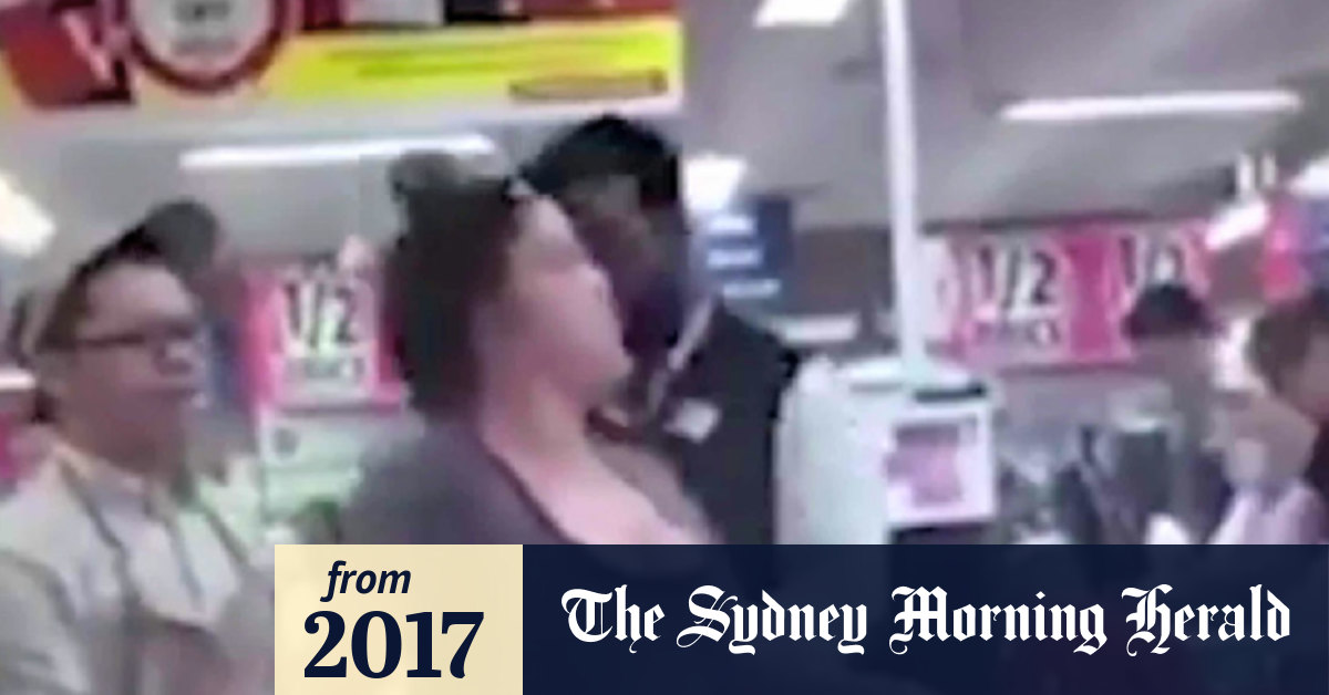 Video Woman S Racist Tirade Filmed At Coles